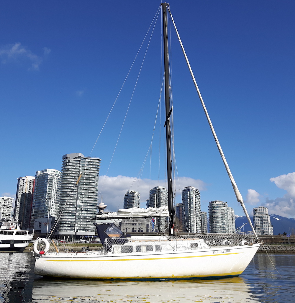 The Saltire in False Creek.